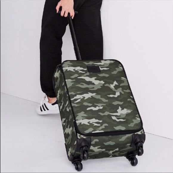 camouflage suitcase